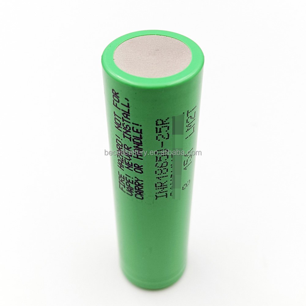 18650 25R Battery 3.7V 2500mah INR18650 lithium ion battery Rechargeable Li-ion battery
