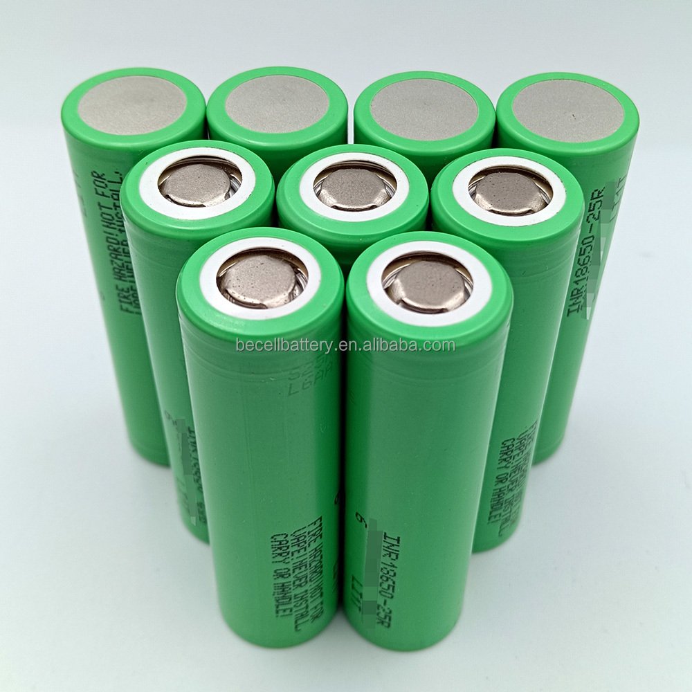 18650 25R Battery 3.7V 2500mah INR18650 lithium ion battery Rechargeable Li-ion battery