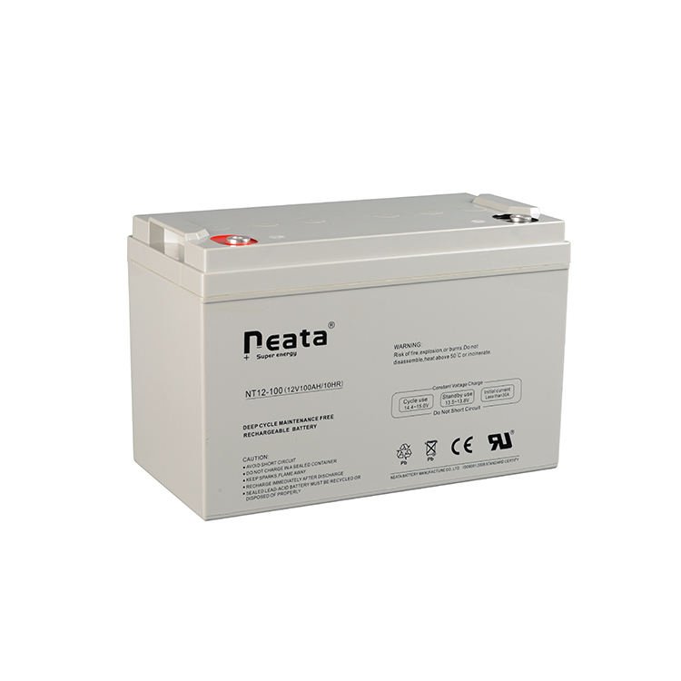 Maintenance Free Sealed UPS Battery 12V 100Ah Rechargeable VRLA Sealed Lead Acid Battery