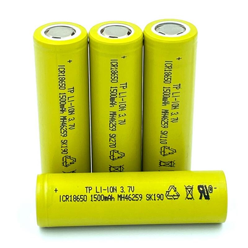 High power 3c 5C green blue icr INR 18650 li-ion batteries 3.6 volt lithium ion rechargeable 18650 battery 1500mah 3.7v