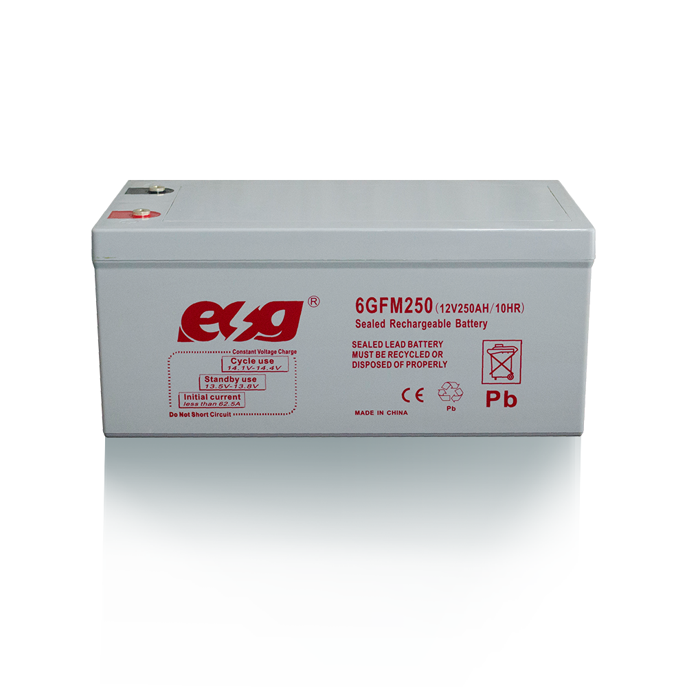 ESG China Rechargeable Gel Deep Cycle Lead Acid Battery 12v 100 150 200 Amp Ah Solar Batteries Price