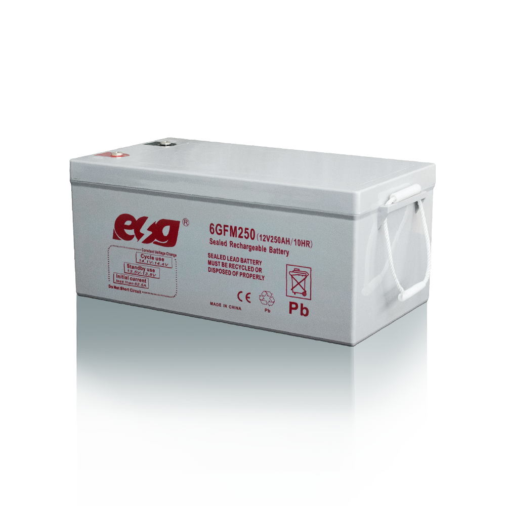 ESG China Rechargeable Gel Deep Cycle Lead Acid Battery 12v 100 150 200 Amp Ah Solar Batteries Price