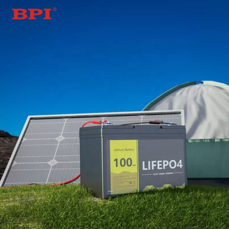 BPI 12V Lithium Battery Rechargeable 100ah lifepo4 battery pack lifepo4 12v 100ah lithium ion battery