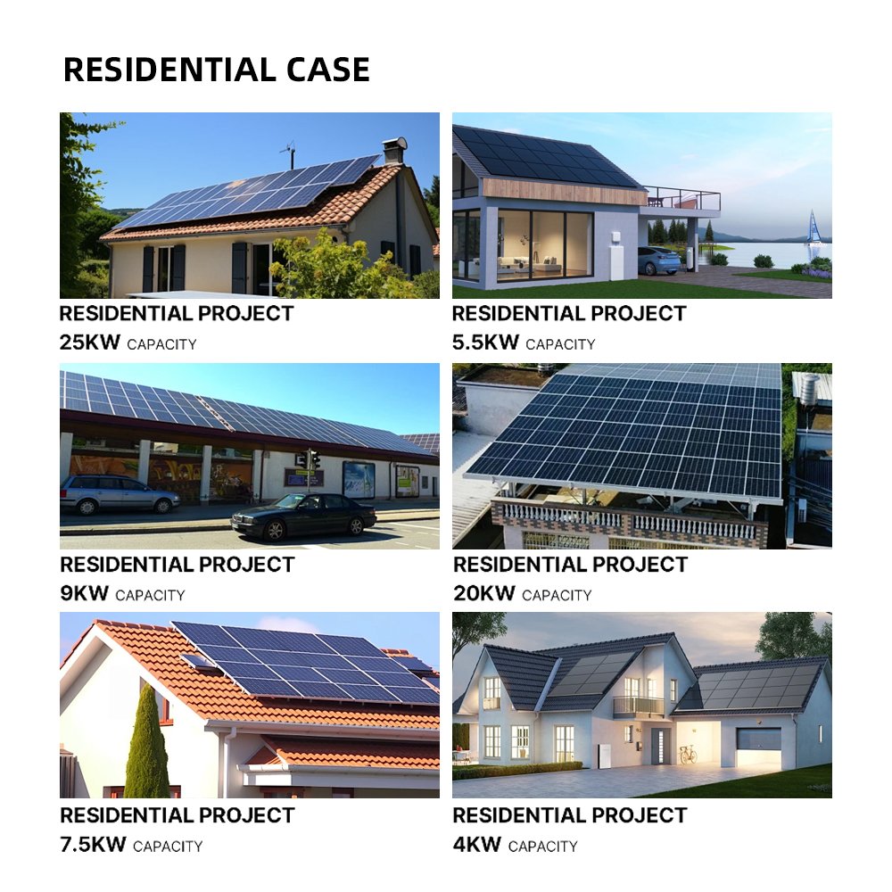 Solar Power System Complete Kit Wholesale High Efficiency 1kw 2kw 3kw 5kw 10kw Solar Panel For Home