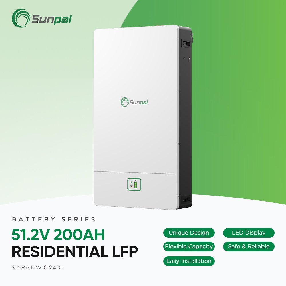 Sunpal Wall Mount Hybrid System 8 10 Kw 10kW Solar Power Energy Storage Systems With Lithium Battery