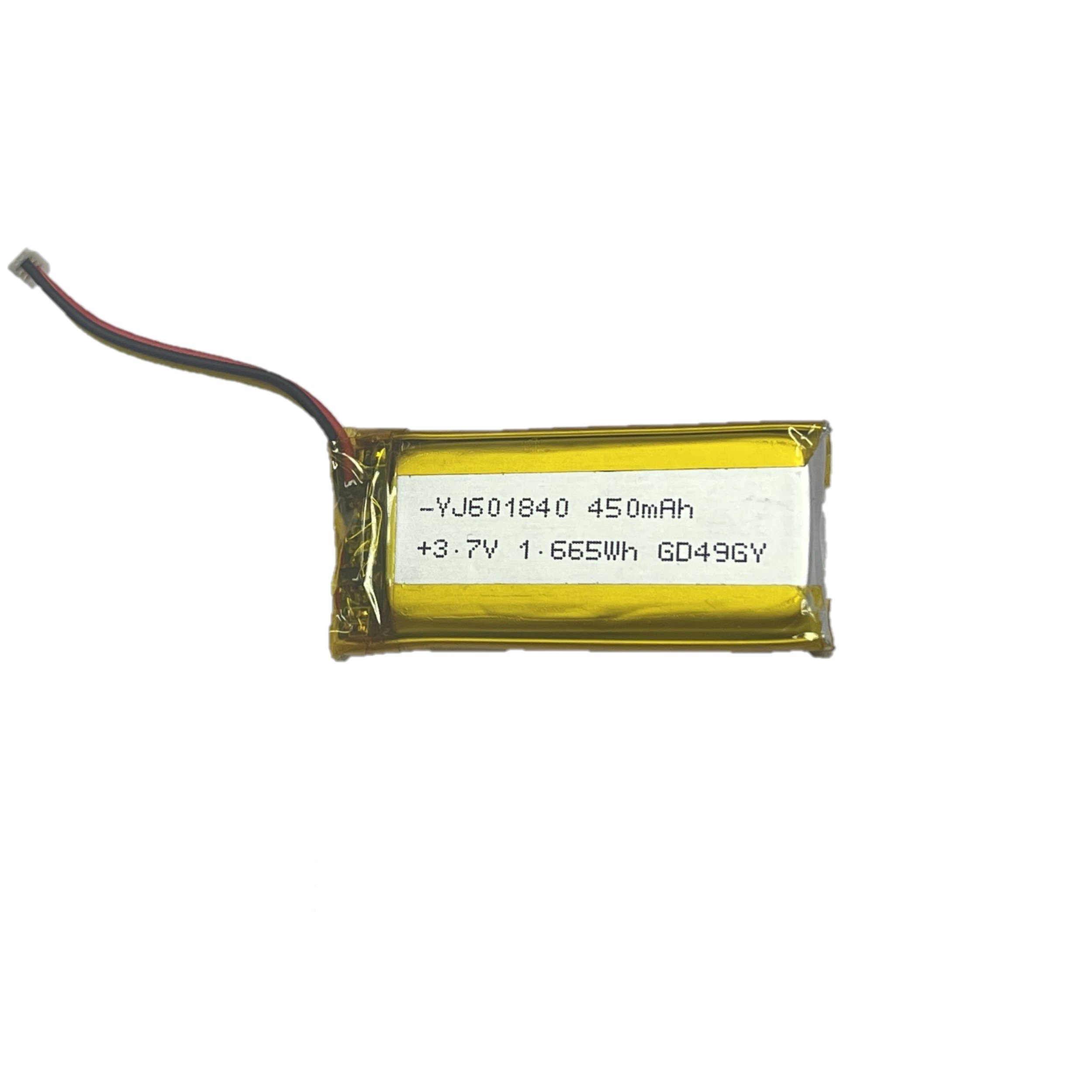 Smartest Deep cycle 3.7v 601840 450mAh lithium ion battery for Wireless Earphone