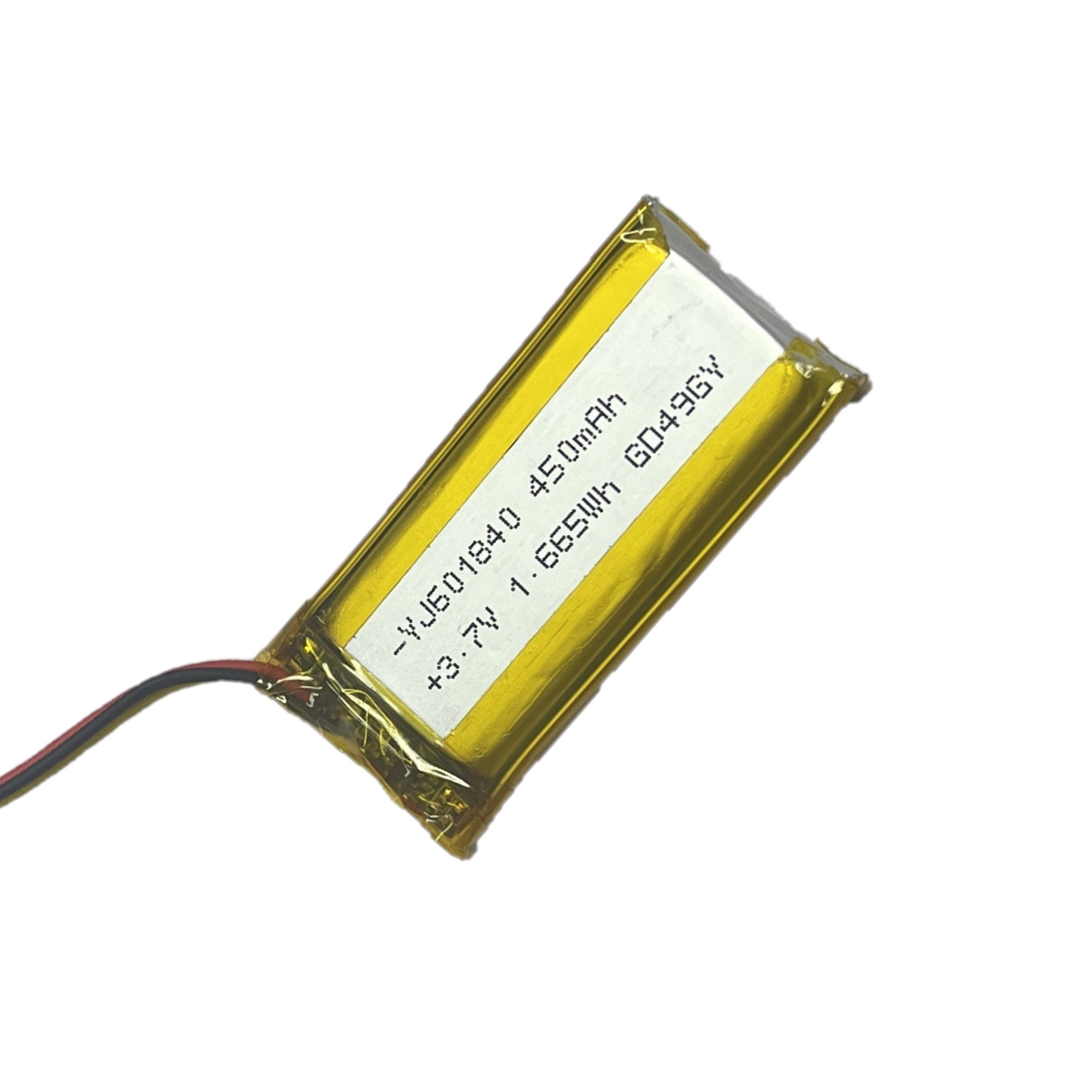 Smartest Deep cycle 3.7v 601840 450mAh lithium ion battery for Wireless Earphone