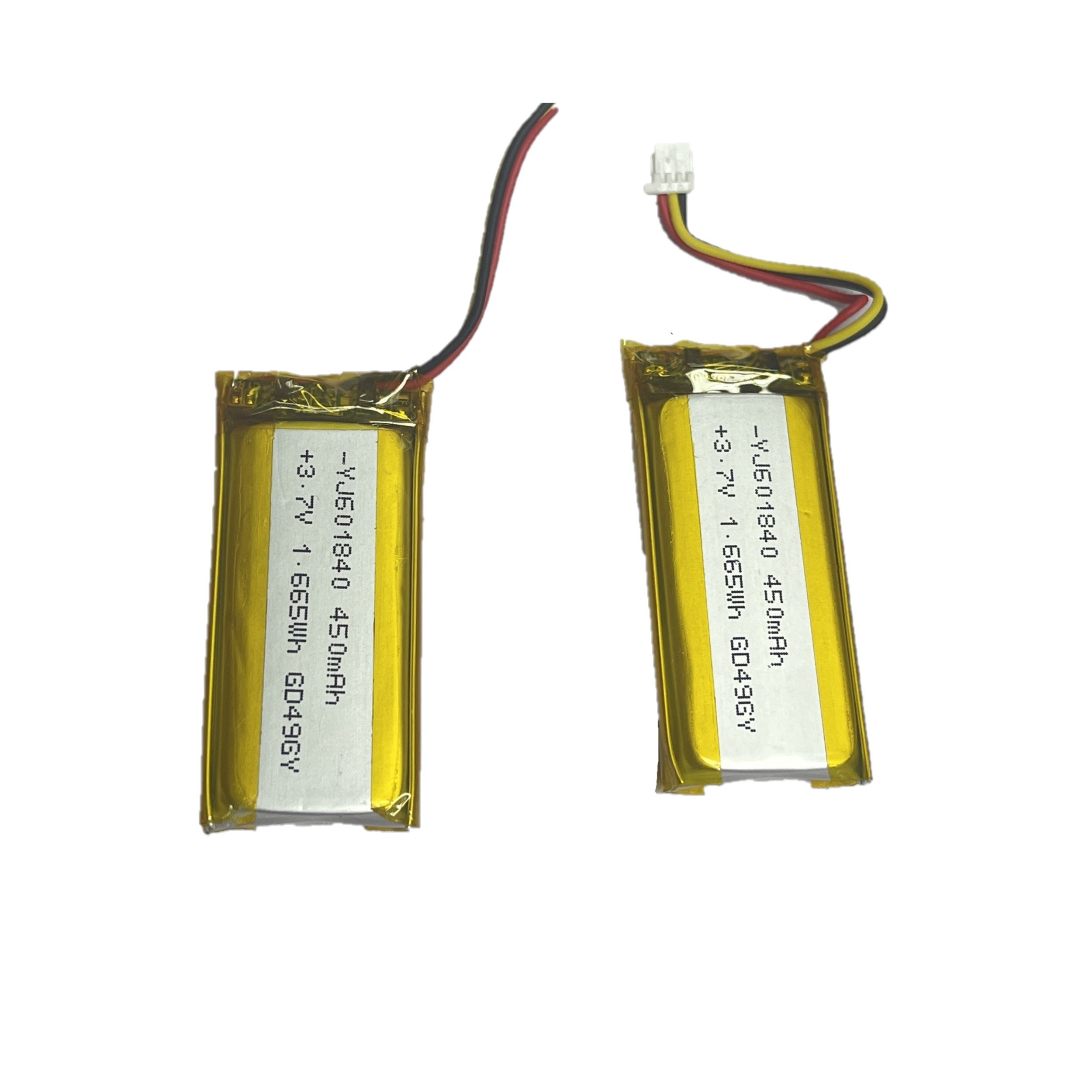 Smartest Deep cycle 3.7v 601840 450mAh lithium ion battery for Wireless Earphone