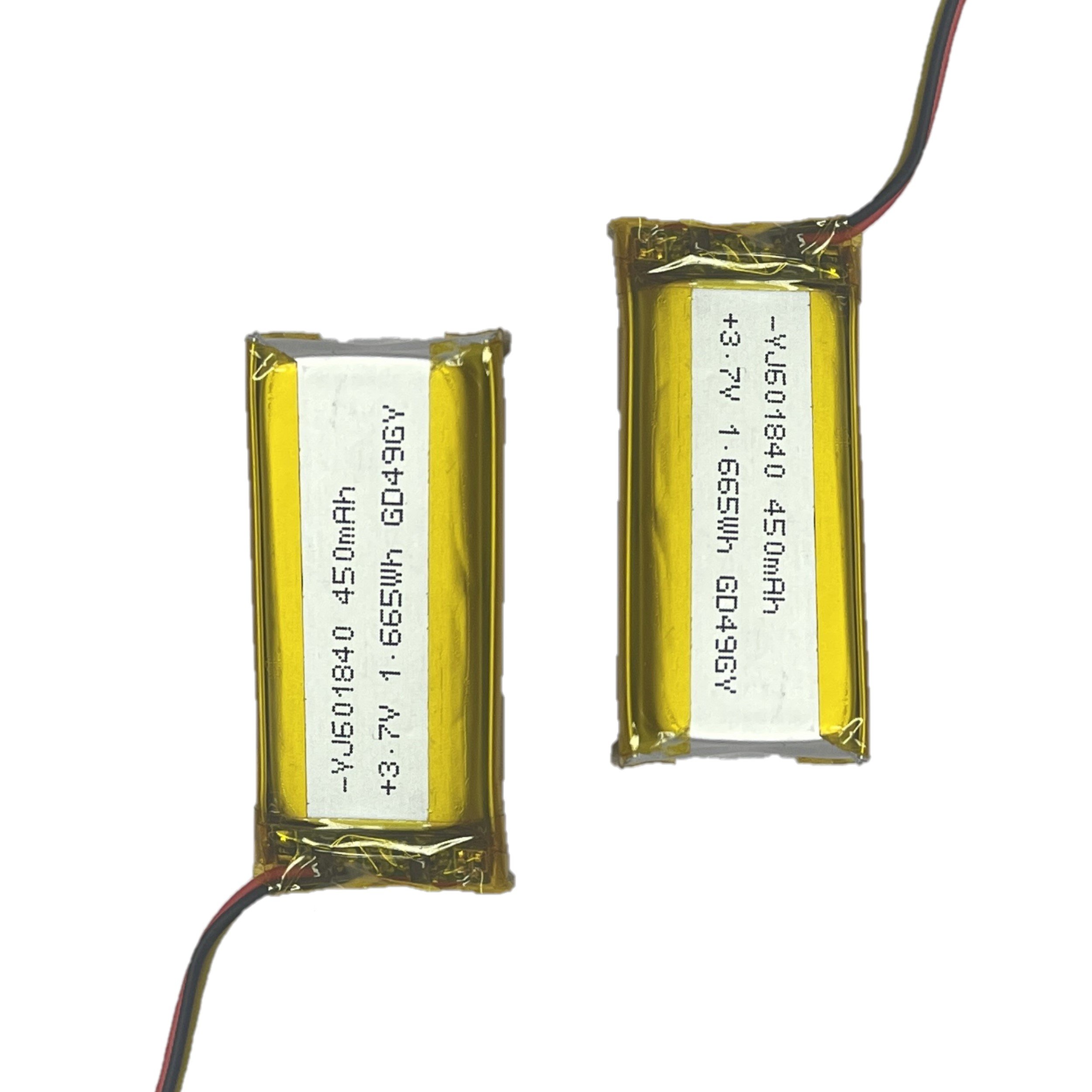 Smartest Deep cycle 3.7v 601840 450mAh lithium ion battery for Wireless Earphone