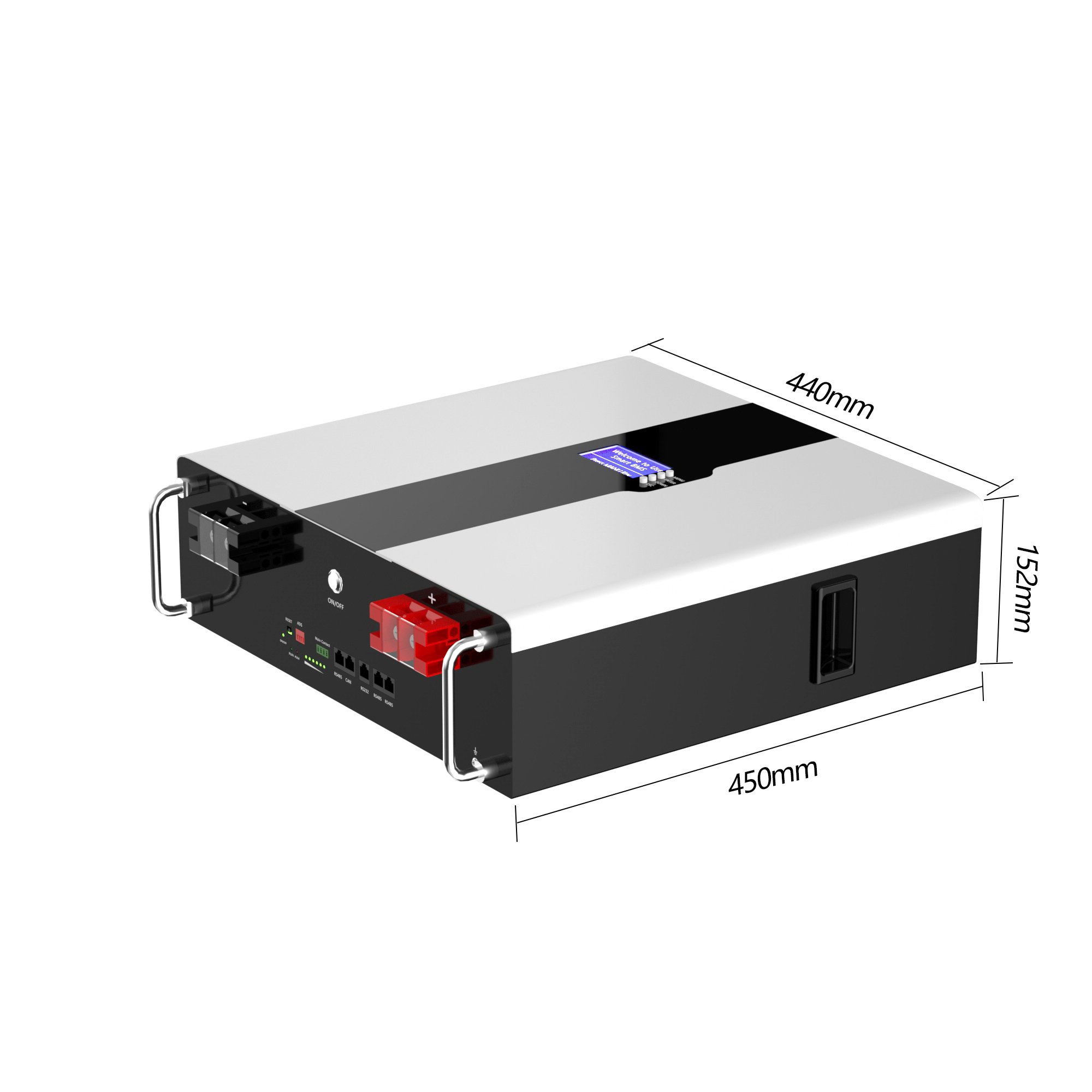 Rechargeable energy storage battery Wall-Mounted 48V LiFePo4 Battery Pack 100Ah Lithium Ion Batteries