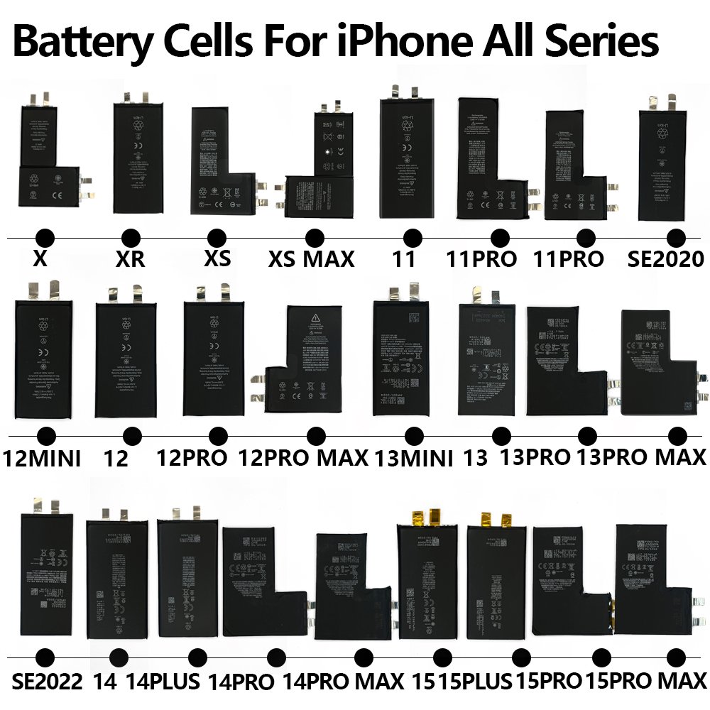 Best Sale Customized 3400mah High Capacity 12 13 14 15 Mobile Phone Battery Replacement Cell For iPhone 14 Pro Battery Cell