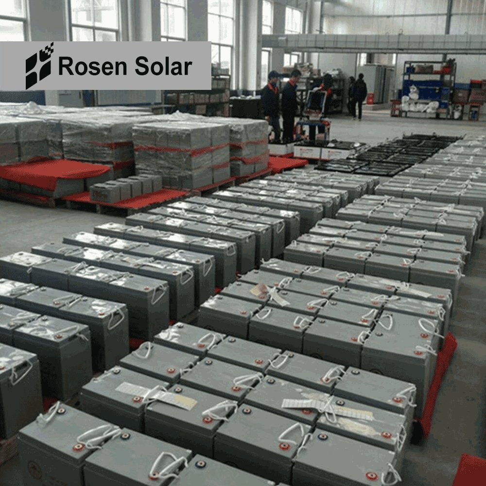 Lead Acid Battery 12V AGM 150AH 200AH Solar Battery Storage Power