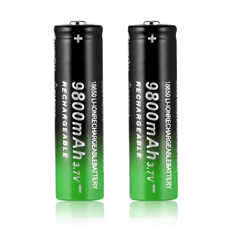 High Quality 18650 battery 9800mAh 3.7V Lithium ion batteries Rechargeable Battery For Flashlight Torch Button Top