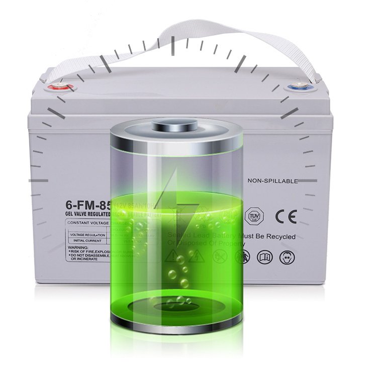Home solar panel system inverter valve regulated 65ah 75ah 85ah replacement 12v lead acid battery