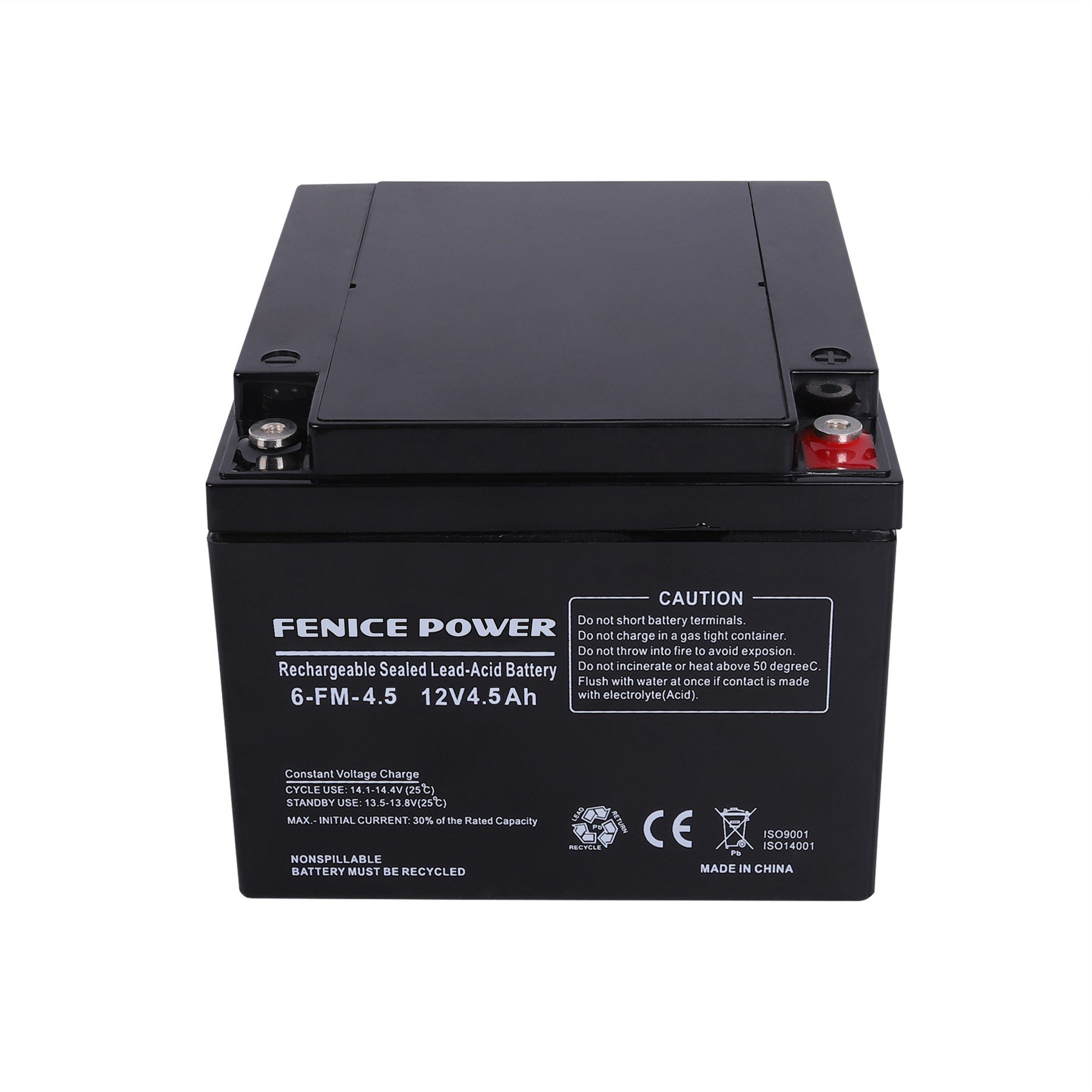 ups uninterruptible power supply 12 Volt 12V 4.5AH Battery Lead Acid Battery High Standard Customized Deep Cycle Sealed