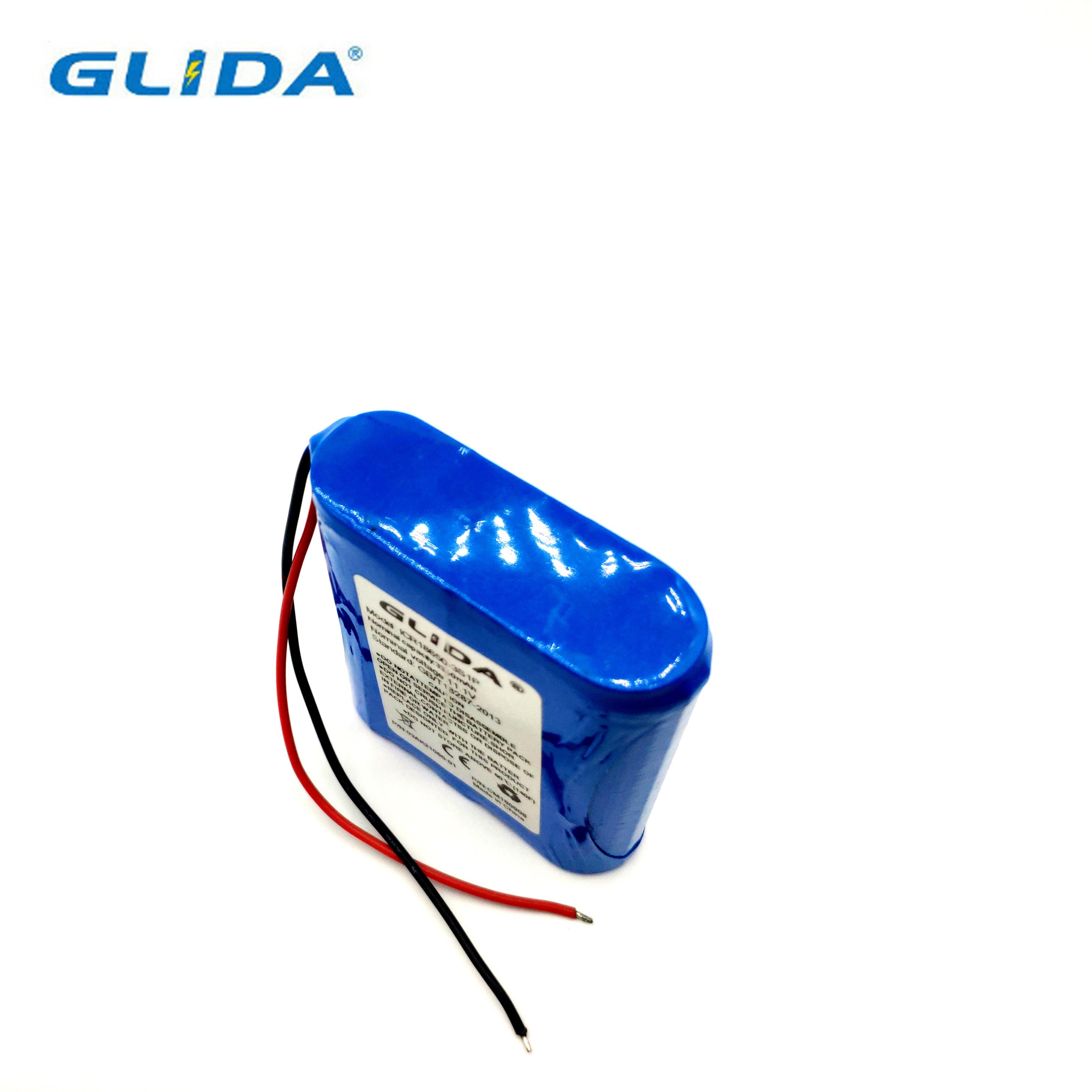 UPS 3s1p ICR 18650 11.1V li-ion rechargeable battery pack 2200mah custom OEM CE Rohs KC FCC PSE IEC62133 UL2054 MSDS UN38.3