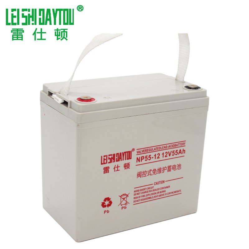 Lead Acid Battery Solar System 12V 55AH High Efficient Long Lifespan Solar Storage Batteries