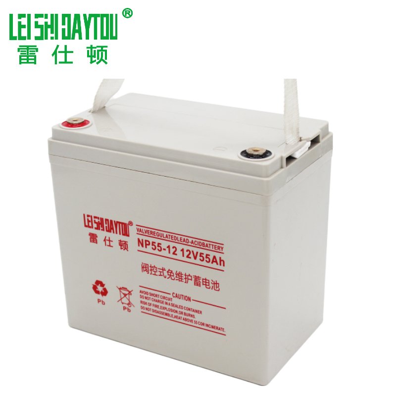 Lead Acid Battery Solar System 12V 55AH High Efficient Long Lifespan Solar Storage Batteries
