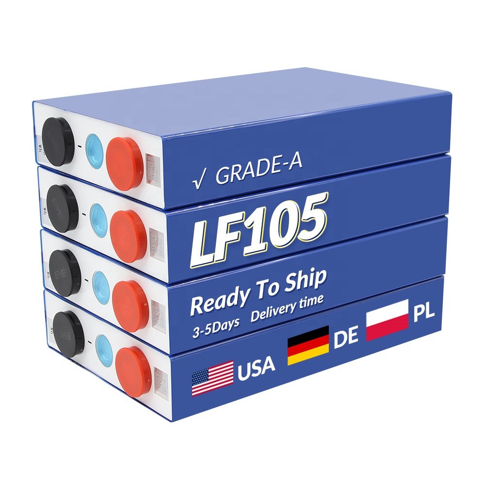 New Grade A lithium battery cells powertrialysis Eve 3.2v lifepo4 100ah 102ah 105ah lifepo4 lithium ion batteries