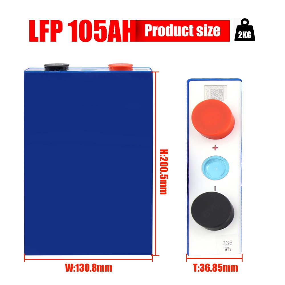 New Grade A lithium battery cells powertrialysis Eve 3.2v lifepo4 100ah 102ah 105ah lifepo4 lithium ion batteries