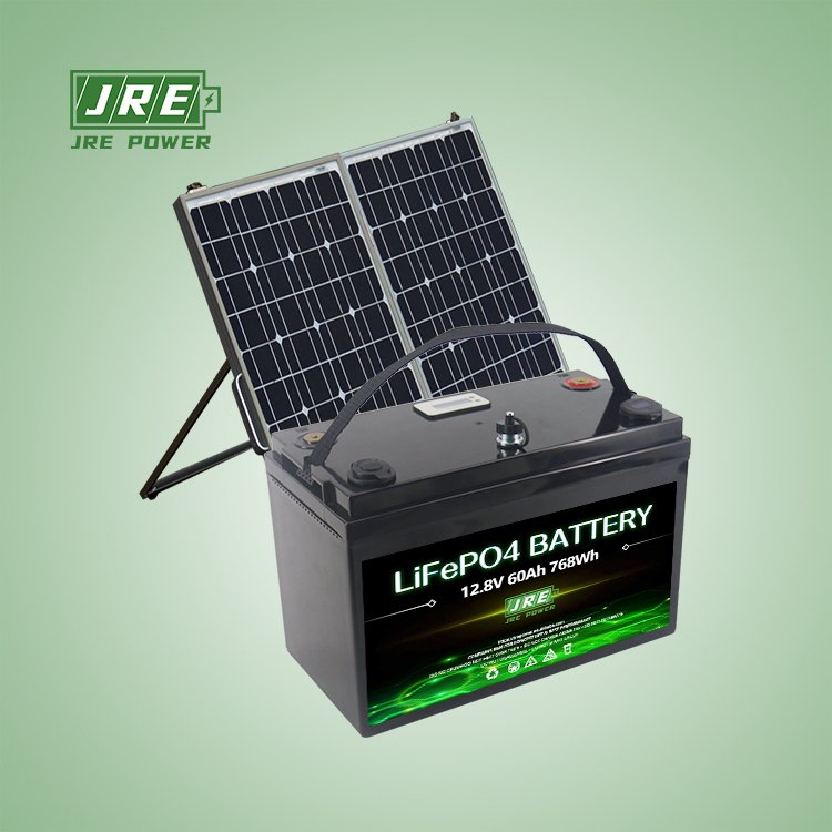 Simple Multifunctional Portable Camping Power station 12v 60ah 100ah lifepo4 battery pack with USB Cigarette lighter Solar Panel