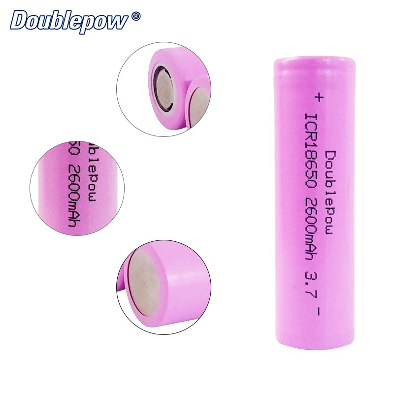 3.7V 3C ICR 18650 Discharger Home Storage 3.7V 18650 Lithium Ion Battery 2600mAh 3C ICR Discharger li-ion battery
