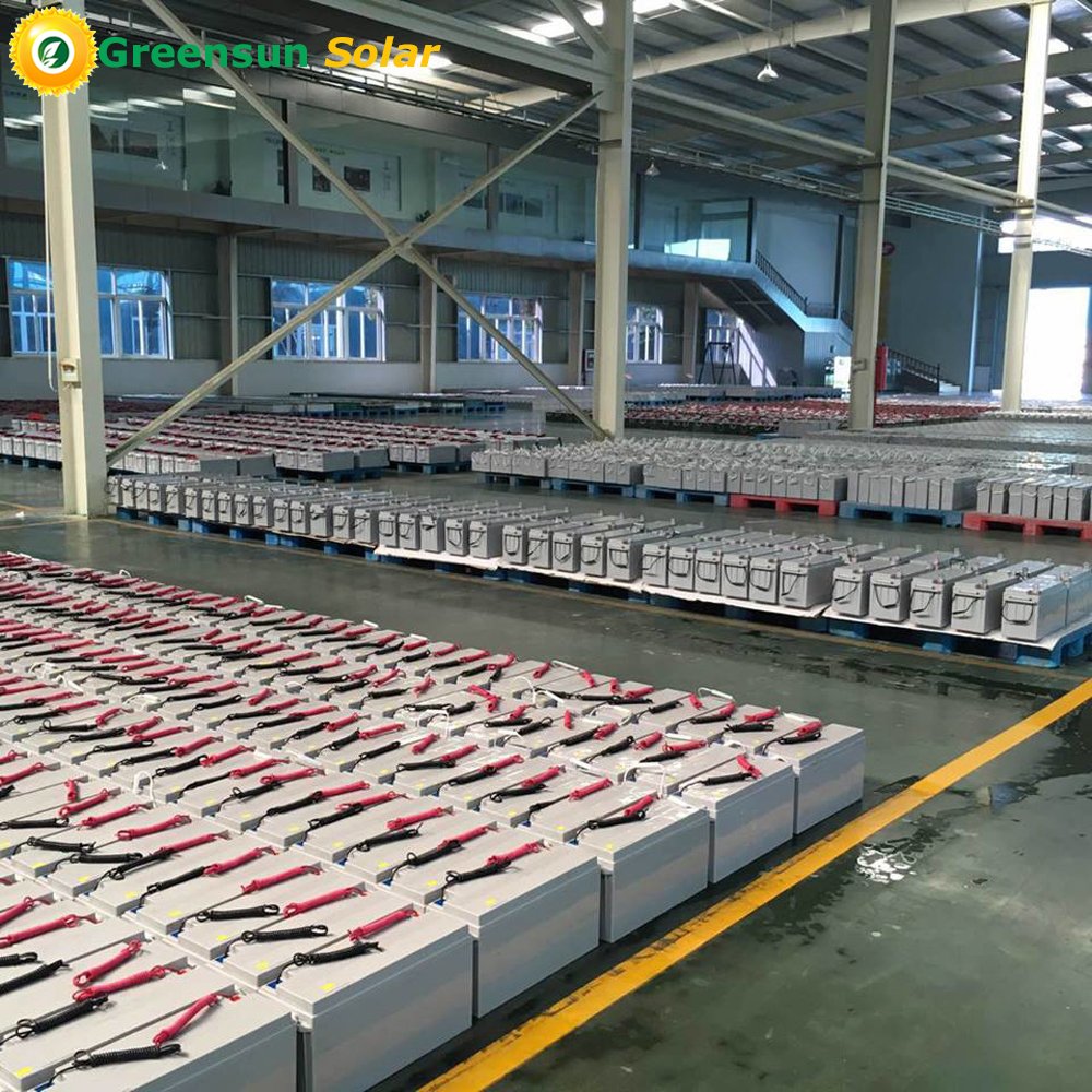 Free OEM Greensun Rechargeable Sealed Lead Acid Battery 12V 150 Ah Leoch Battery 150Ah 200Ah 100Ah