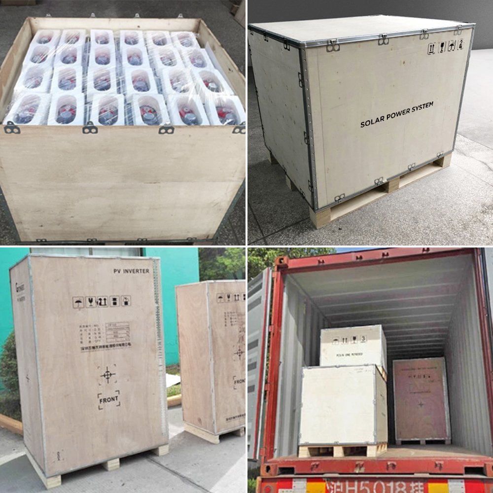 Solar Carport Photovoltaic Panels System 30kw 50Kw 100kw 200kw 500Kw Hybrid Solar Power System kit