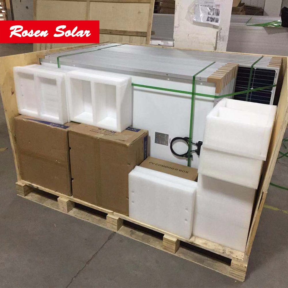 Customized Solar Plates 5kw 10kw Hybrid On Grid System With Lithium Battery