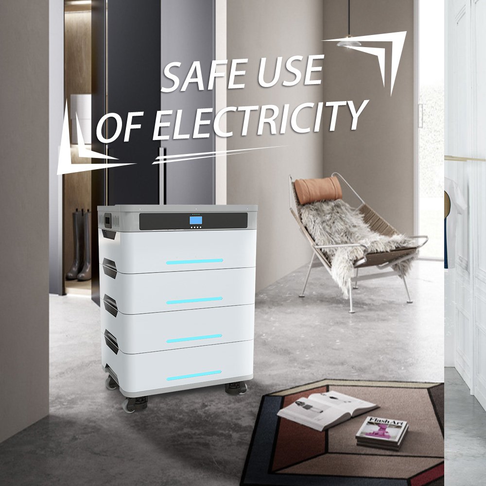 48V 51.2V 100Ah 150AH 200Ah 300Ah Deep Cycle Lithium Iron Phosphate Home Solar Energy Storage Lifepo4 Battery for Solar System