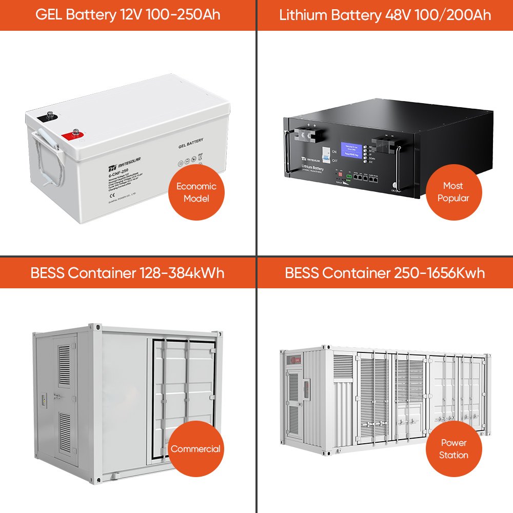 Mate Inverter Battery Integrated Energy Storage System 100Kw 200Kw Solar Power Generation Energy Storage System