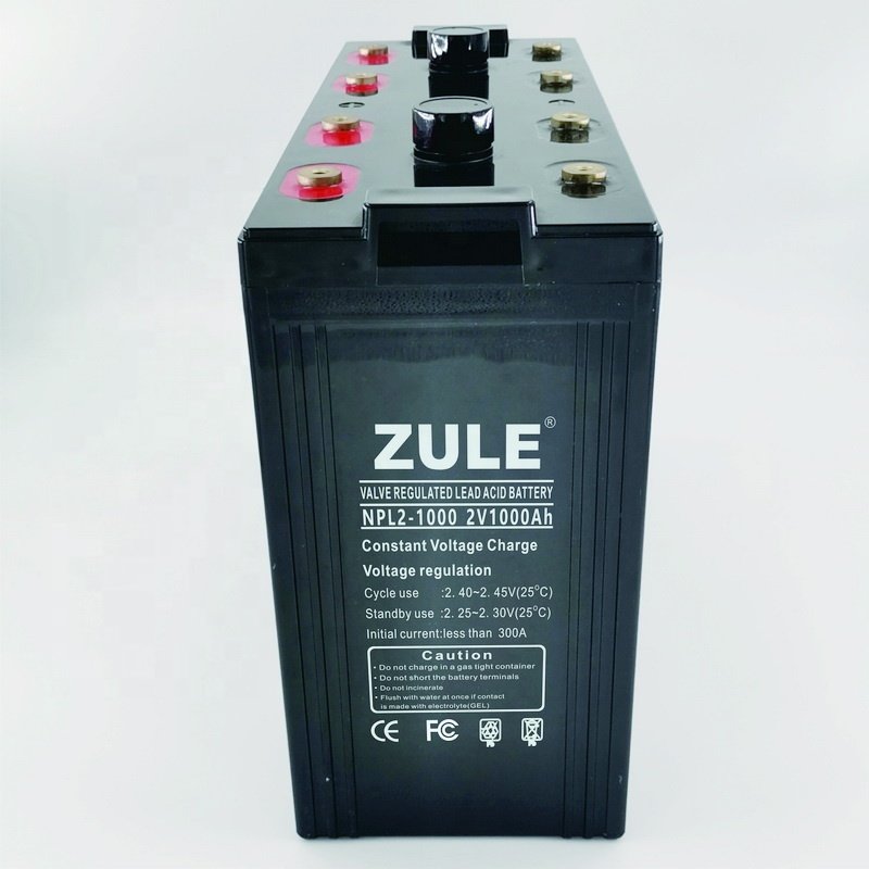 Long Life Solar Energy Storage Gel Battery 2V1000ah Deep Cycle Batteries