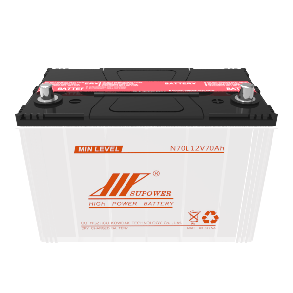 Long life 12V 70Ah lead-acid dry charge battery for electric car N70