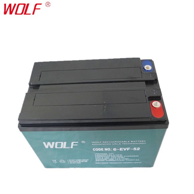 52ah Electric Vehicles 12v lead acid battery