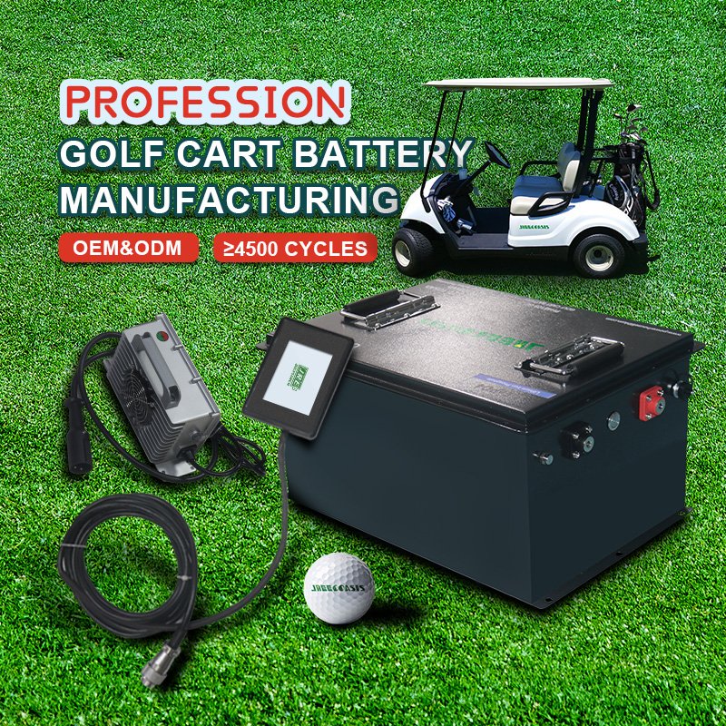 48V 130Ah rechargeable lithium battery 48V golf cart battery deep cycle wholesale lithium ion battery club golf cart lifepo4