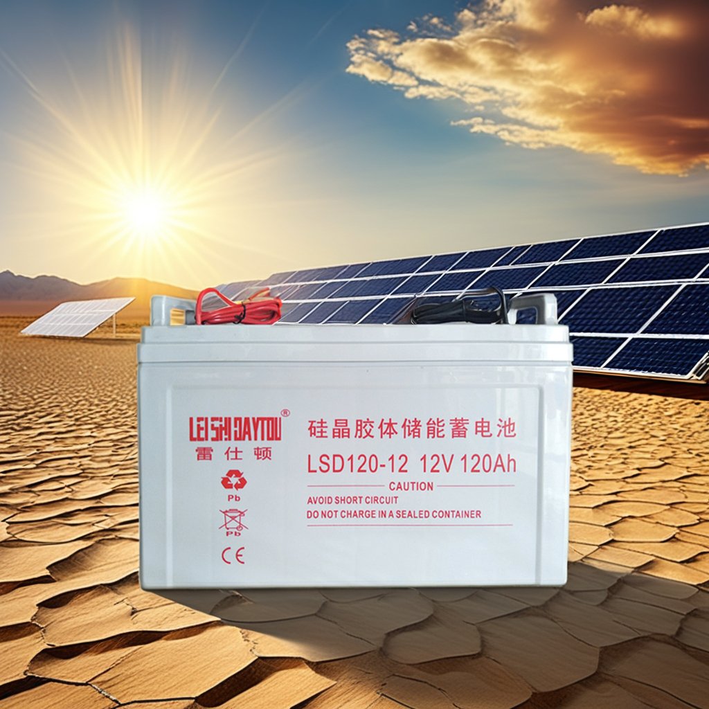Deep Cycle Gel Lead Acid 12V 100AH Battery For Solar System For Solar Power Storage System For Energy Storage System