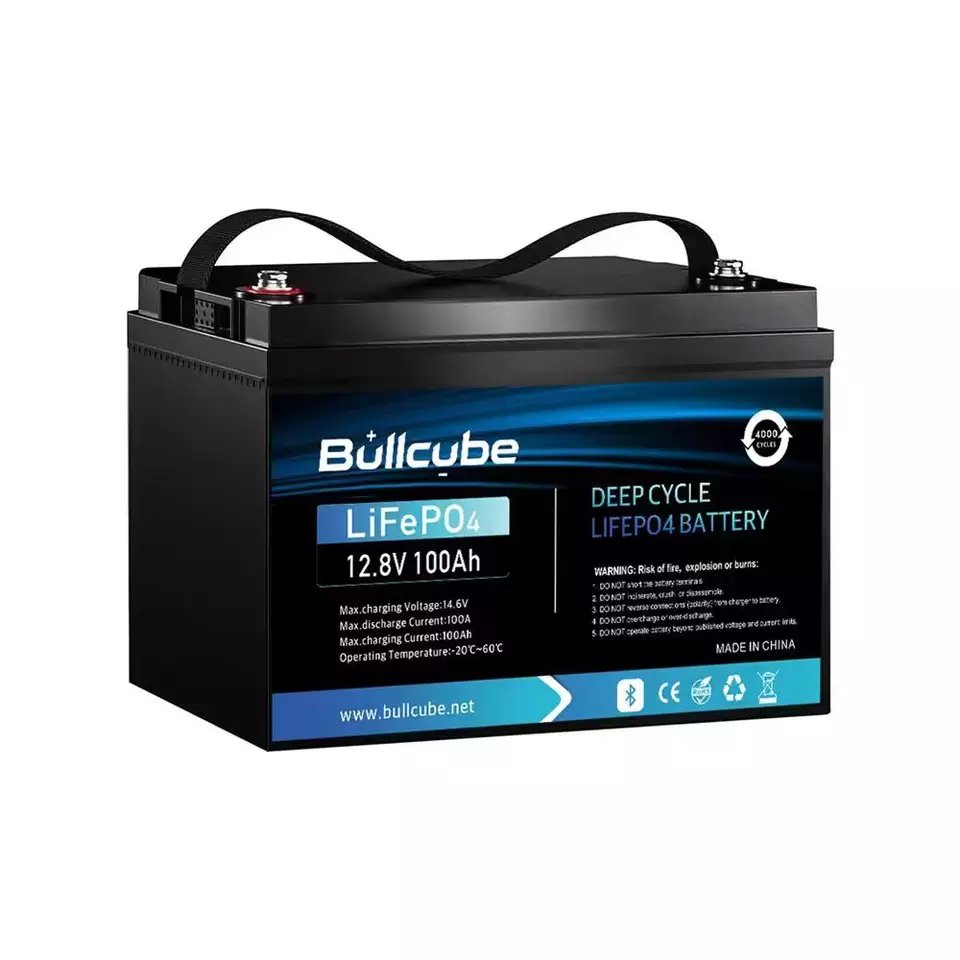 High density Bullcube 12v 24v lithium ion batteries for golf cart marine agv