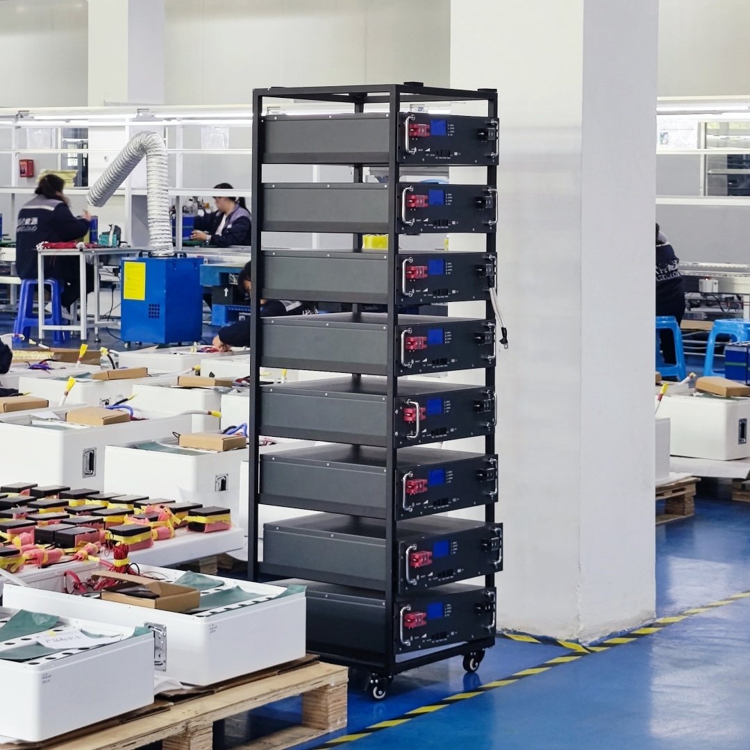 100AH 200AH 300AH Rack Lithium Solar Lifepo4 Battery Pack ESS 5KWH 10KWH 15KWH Module 48V 51.2V Home Energy Storage System