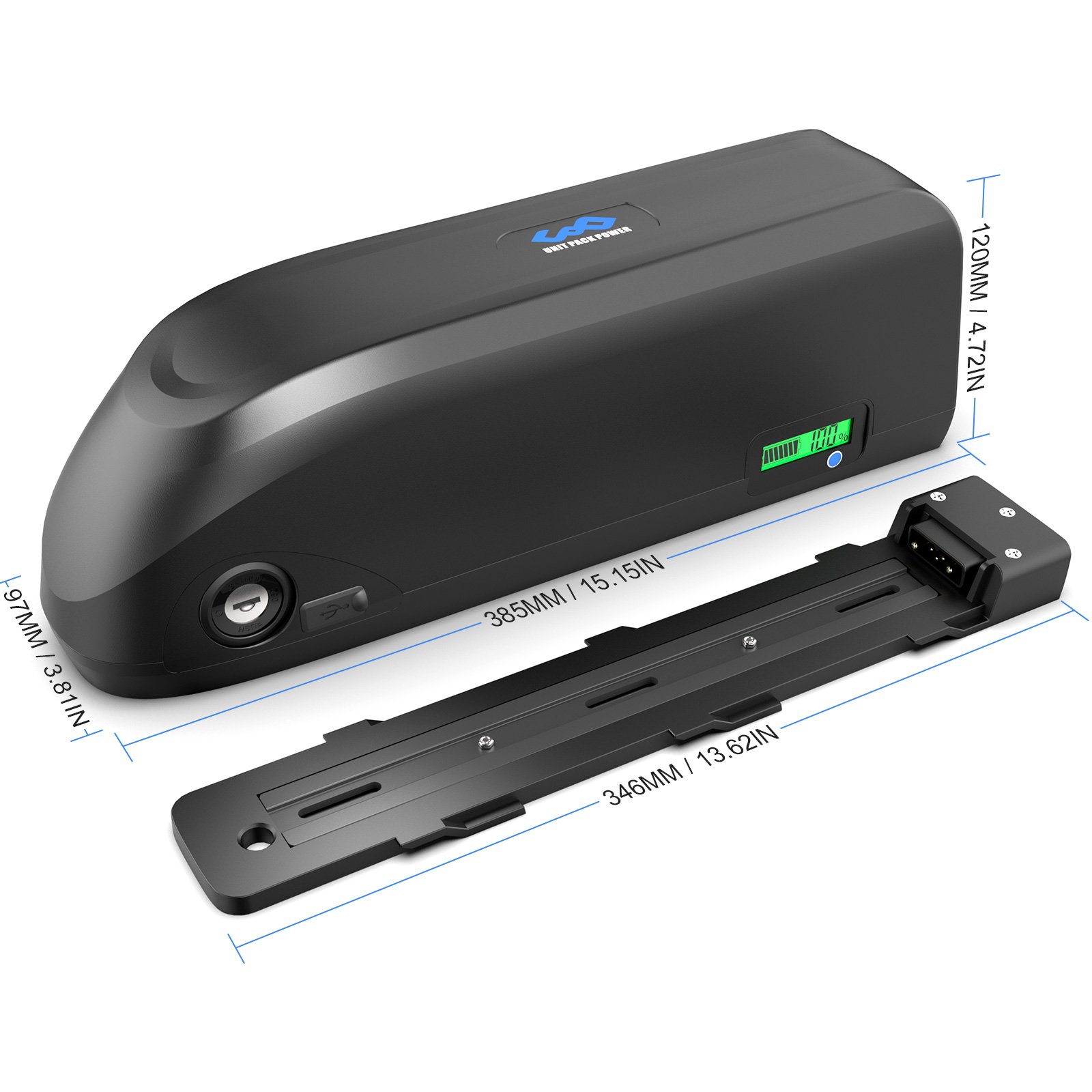 New Design Electric Bicycle Battery 36v 48v 20ah Downtube Ebike Battery Case