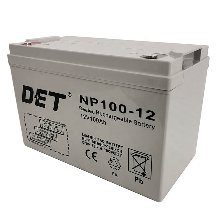 12V100Ah lead acid battery Factory cheap price Rechargeable storage battery