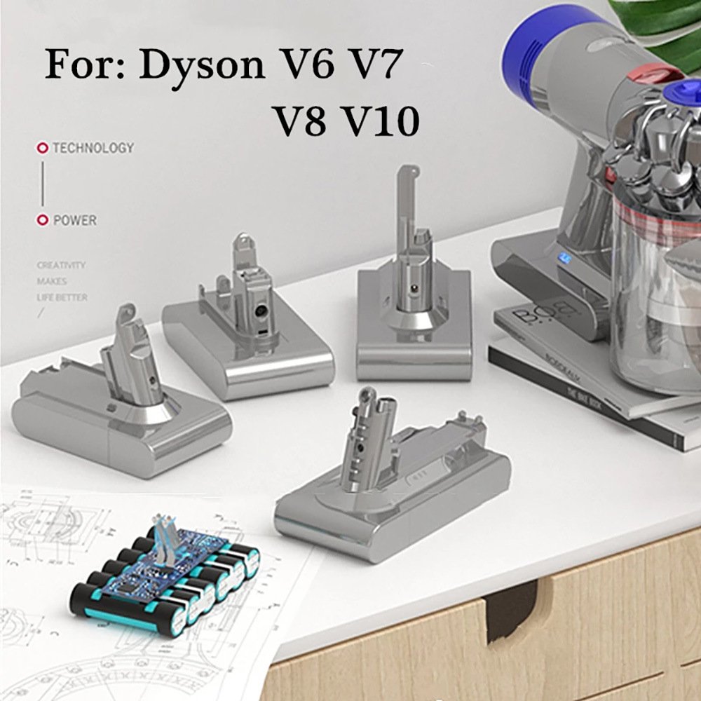 Replacement 25.2V 3800mAh Handheld Vacuum Cleaner Battery replacement for Dyson V10 Battery Lithium ion Battery Pack