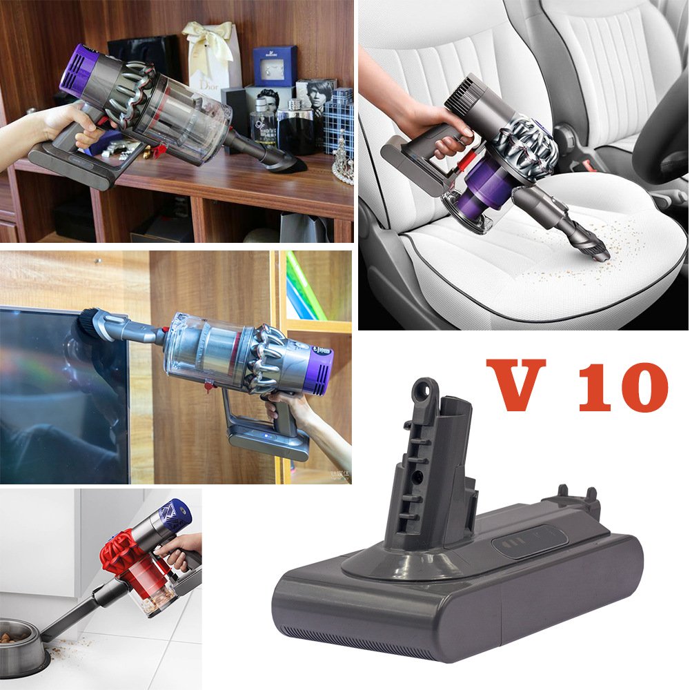 Replacement 25.2V 3800mAh Handheld Vacuum Cleaner Battery replacement for Dyson V10 Battery Lithium ion Battery Pack