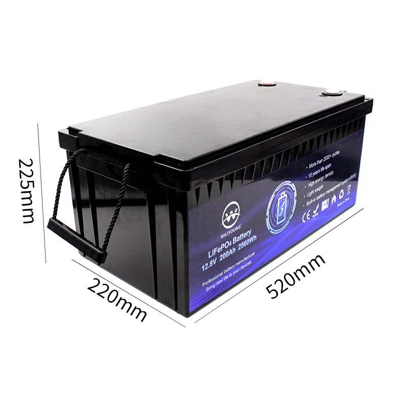 Smart Bms Bluetooth Solar Battery Gel 12v 200ah 12 Volt Rechargeable Lead Acid Batteries Wholesale