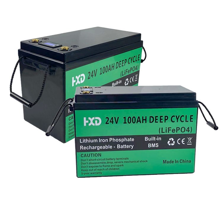 24v 100ah Lithium Ion Battery Charger Case Solar Lifepo4 Golf Trolley Lithium Phosphate Battery 100ah Capacity LFP Anode
