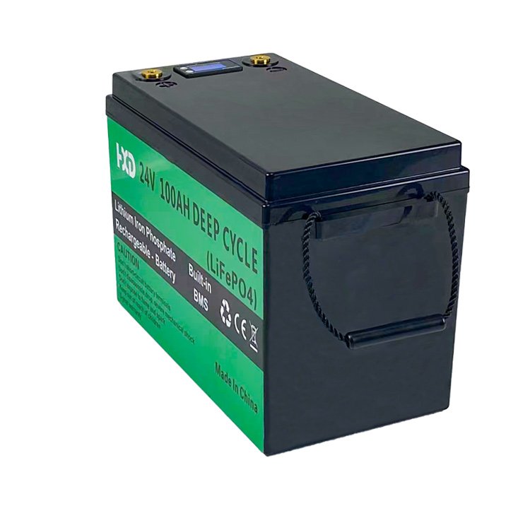 24v 100ah Lithium Ion Battery Charger Case Solar Lifepo4 Golf Trolley Lithium Phosphate Battery 100ah Capacity LFP Anode