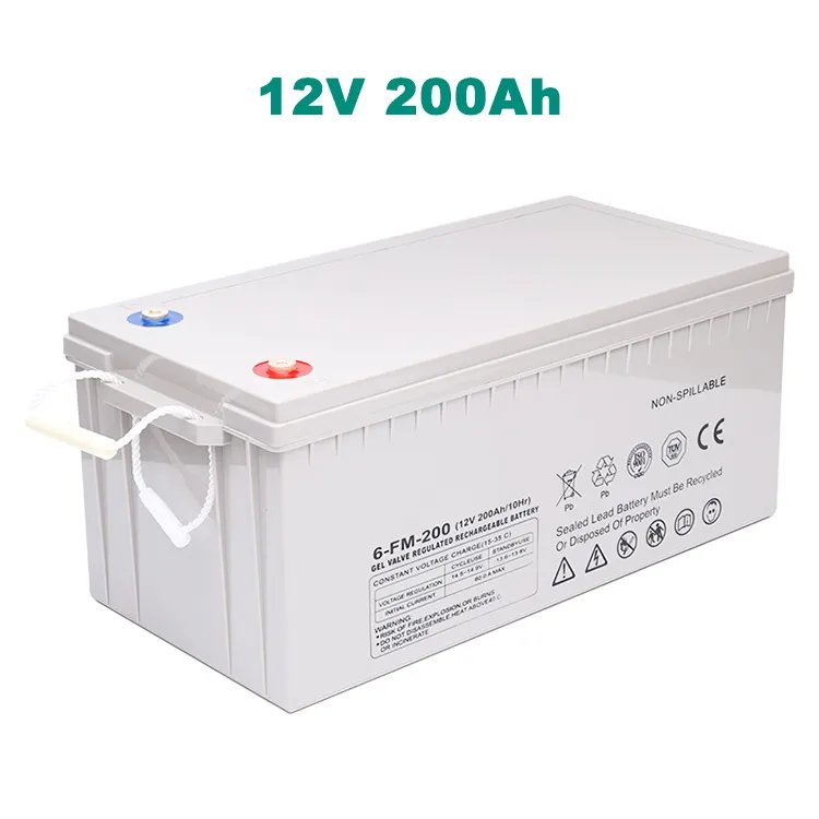 2024 Hot Sale Deep Cycle Gel Battery 12v 200ah Batterie Lead Acid Battery