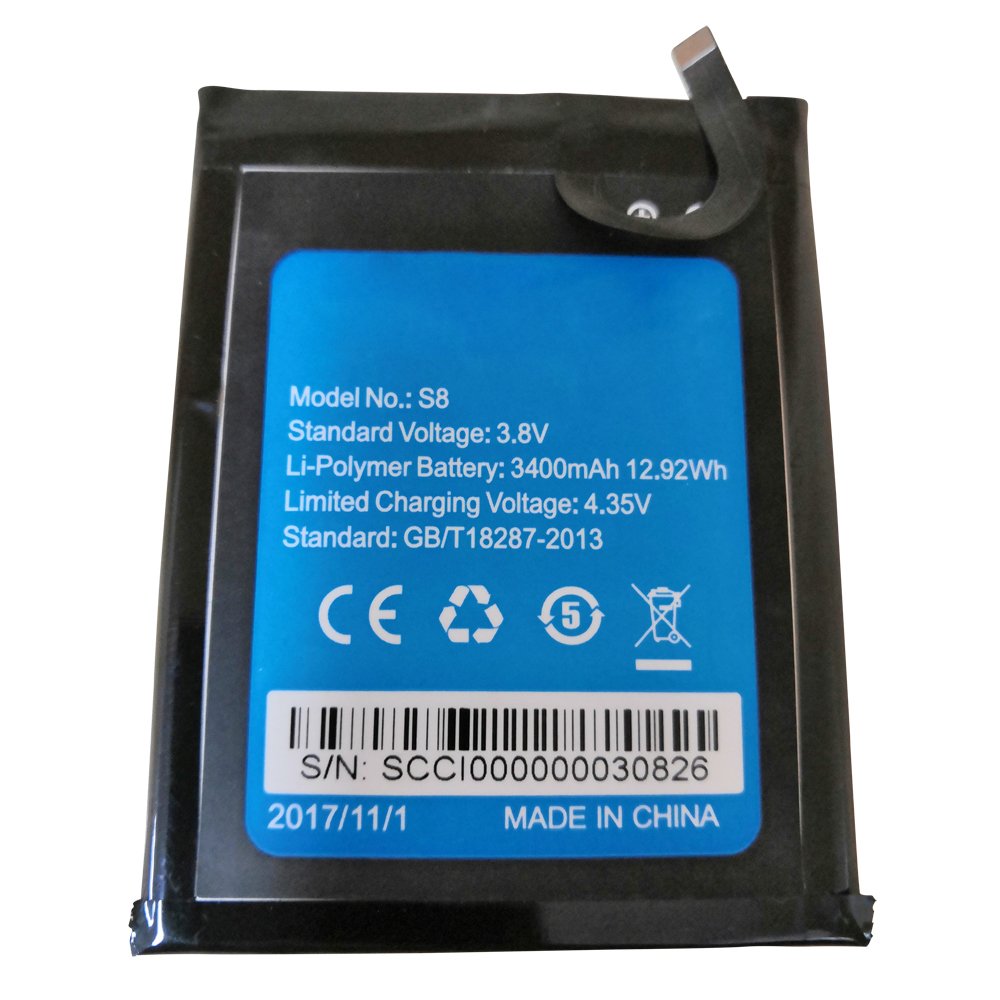 PSE/ROSH/IEC62133/CB/UN38.3/MDSD/FCC/BIS/CE/KC rechargeable LiPo Battery 3.8V 3400mAh for samsung S8 cell phone