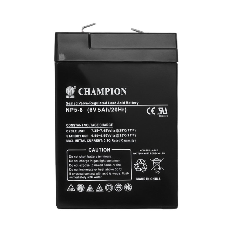 Factory direct sales 6V lead acid battery 6V5Amp vrla batteries for emergency lighting
