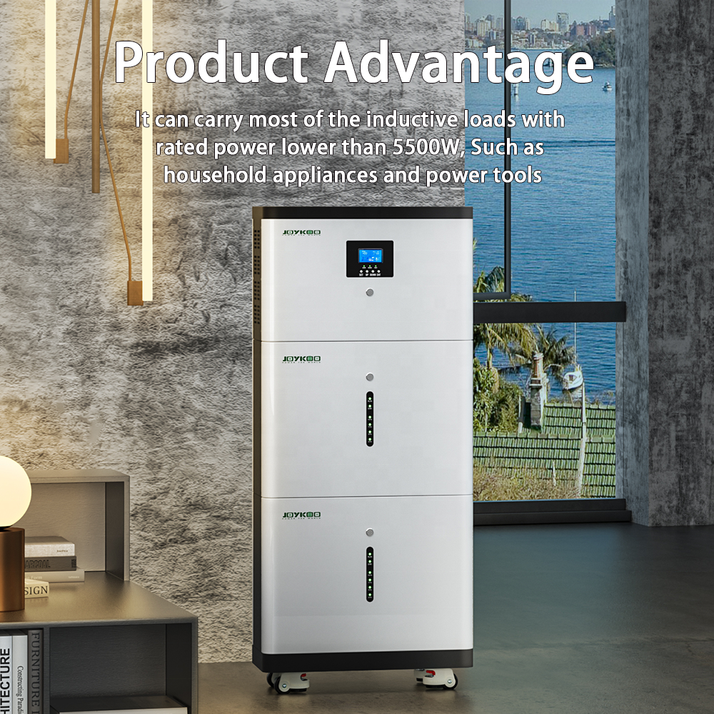 51.2V 5KWH-75KWH All-in-one Power Wall Lithium ion Batteries for Solar Power