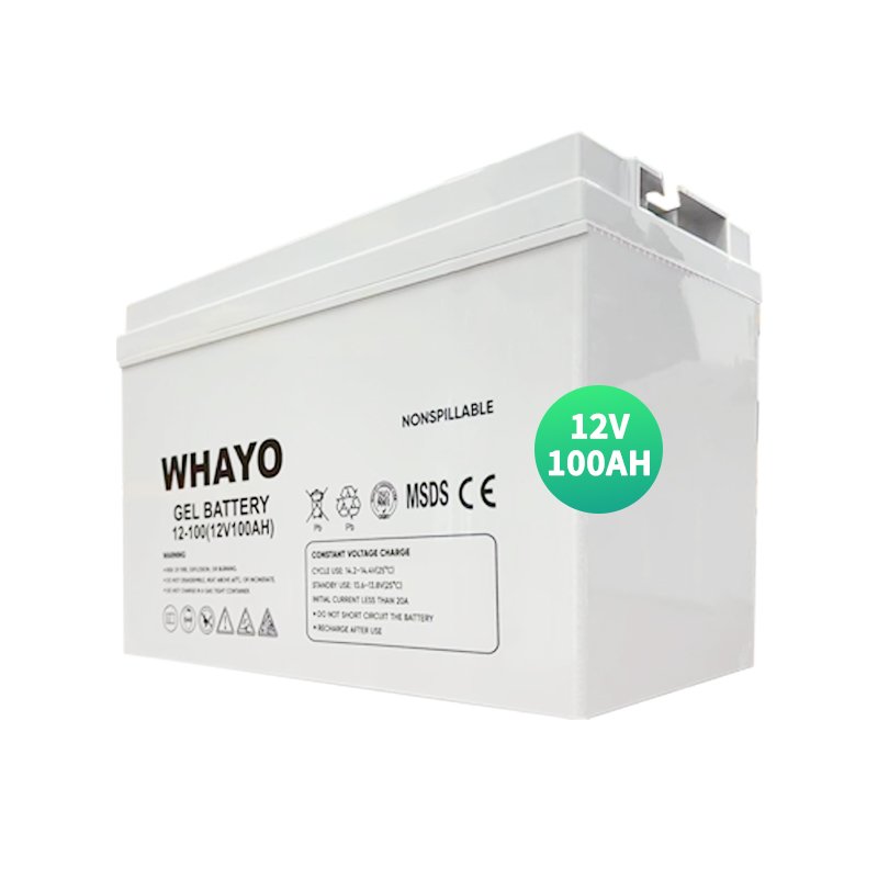 OEM Deep Cycle Safe Solar Gel Batterie Solaire 12V 100Ah 200Ah 300Ah 600A Lead Acid Batteries For Solar System